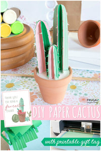 Fan-Cactus Cactus Teacher Gift Tag