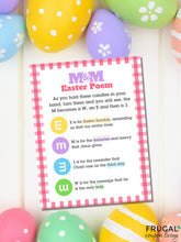 Load image into Gallery viewer, Easter M&amp;M Poem