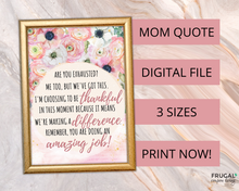 Load image into Gallery viewer, Floral Wall Art Print for Mom - 3 Sizes