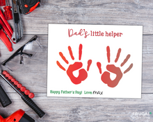 Load image into Gallery viewer, Father&#39;s Day Handprint Art Set