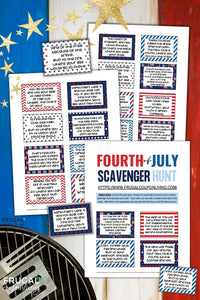 Fourth of July Scavenger Hunt