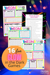 Neon Glow in the Dark Party Games