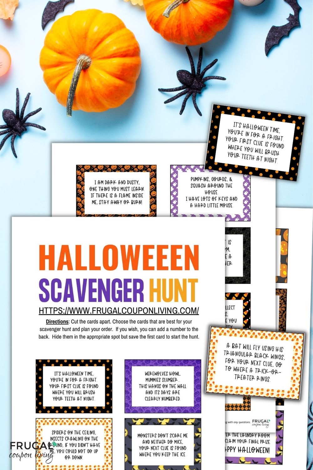 Spooktacular Halloween Scavenger Hunt Clue Card Riddles Printable – Frugal Coupon Living spooktacular-halloween-scavenger-hunt-clue-card-riddles-printable-frugal-coupon-living