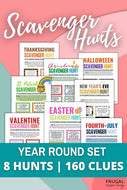Year Round Holiday Scavenger Hunt Set