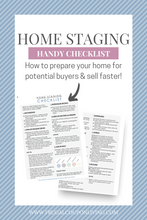 Load image into Gallery viewer, Home Staging Checklist