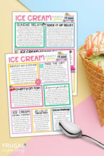 Load image into Gallery viewer, Ice Cream Party Supplies &amp; Games