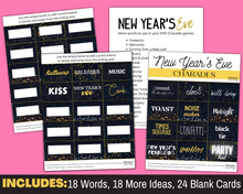 Load image into Gallery viewer, New Year&#39;s Eve Charades Party Game