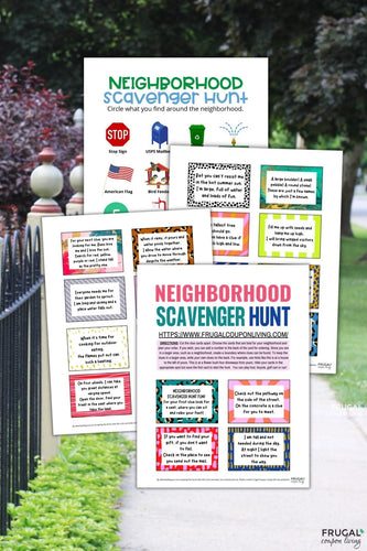 Neighborhood Scavenger Hunt