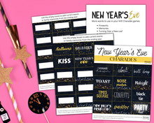 Load image into Gallery viewer, New Year&#39;s Eve Charades Party Game