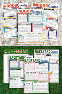 Outdoor Games Chart.pdf Outdoor & Indoor Games for Kids with Directions & Supply List PDF ...
