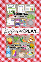 Load image into Gallery viewer, Dramatic Play Restaurant Printables