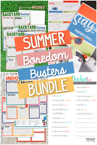 Summer Sale! No Bummer Summer Boredom Busters for Kids