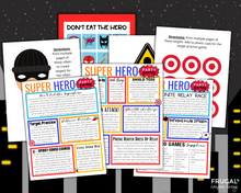 Load image into Gallery viewer, Superhero Party Games