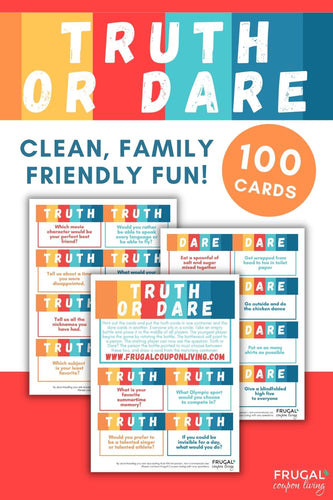 Truth and Dare Cards