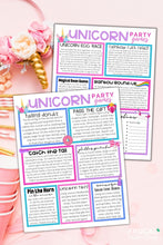 Load image into Gallery viewer, Unicorn Party Games
