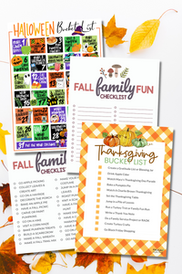 Fall Family Bucket List Bundle