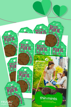Load image into Gallery viewer, Girl Scouts Valentine Gift Tags for Thin Mint Cookies