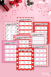 Valentine's Day Taboo Cards Game