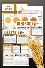 Load image into Gallery viewer, Beer Party Games + Beer Tasting Scorecards