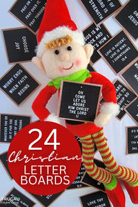 Encouraging Bible Letter Board Elf Props