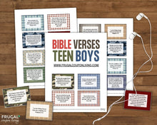 Load image into Gallery viewer, Bible Verses for Teen Boys