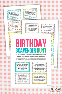 Birthday Scavenger Hunt