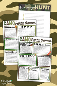 Camo Party Games