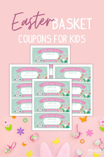 Easter Coupon Book for Kids