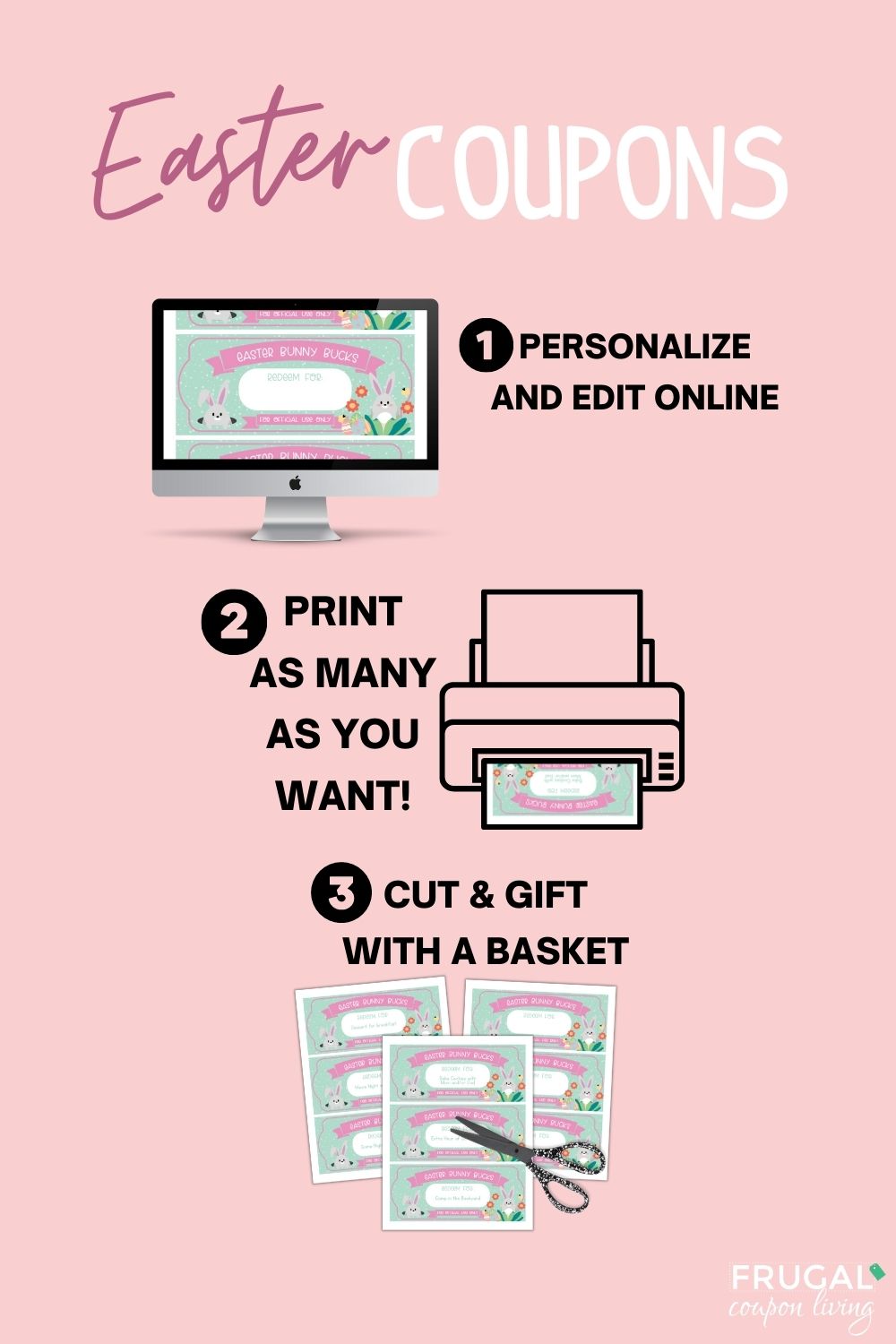 Super Cute Easter Experience Gift - Printable Easter Coupon Booklet ...