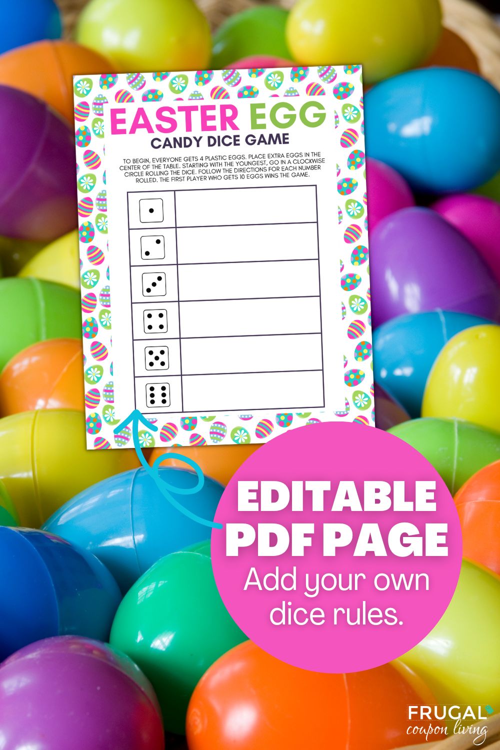 Super Fun Easter Egg Dice Game with Plastic Easter Eggs – Frugal Coupon Living super-fun-easter-egg-dice-game-with-plastic-easter-eggs-frugal-coupon-living