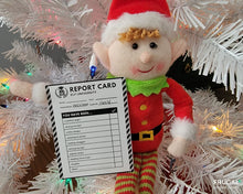 Load image into Gallery viewer, Elf Report Card Set of 4 Notes for Good and Bad Behavior