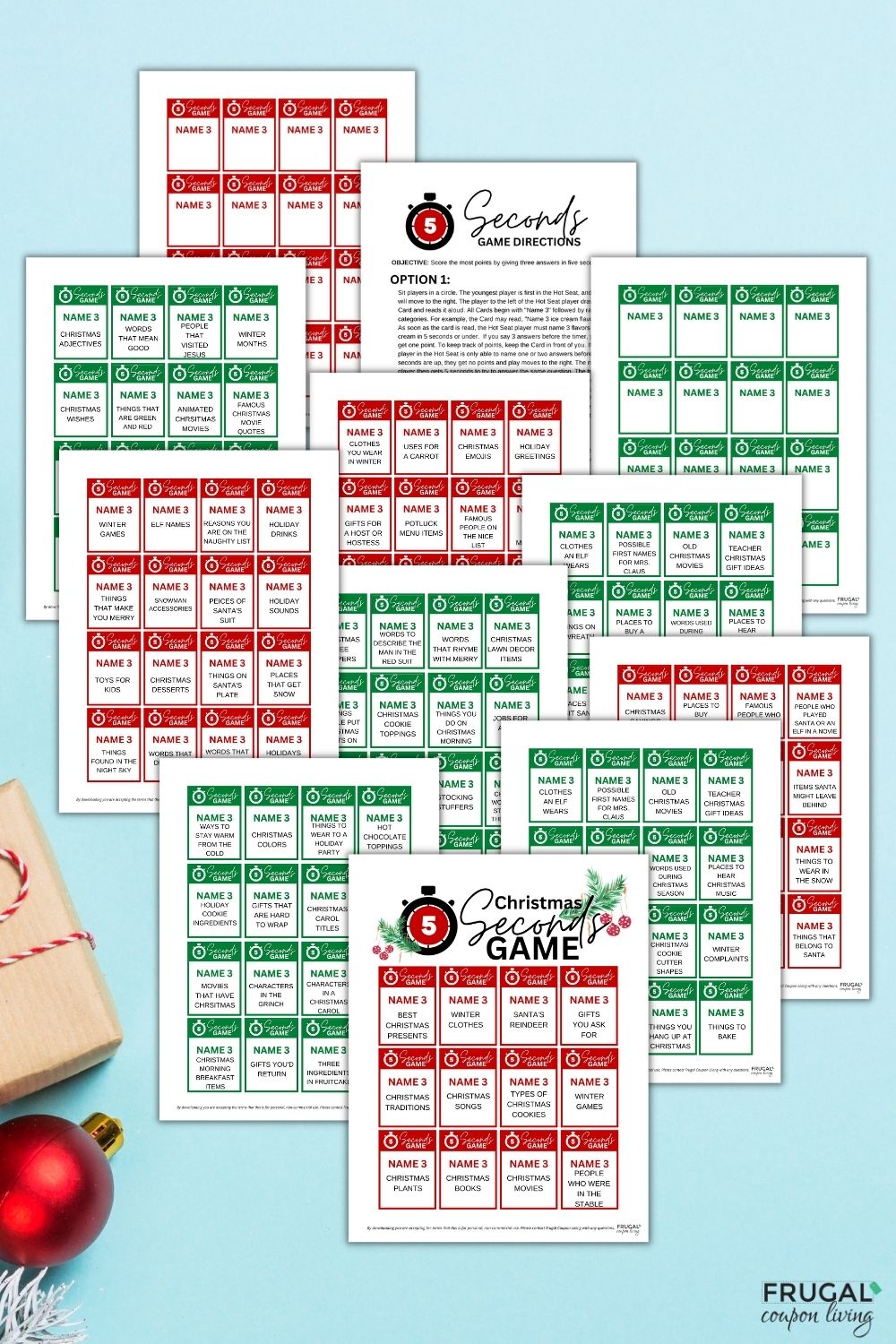 how-to-play-5-second-games-for-christmas-frugal-coupon-living for Christmas Taboo Game Free Printable How to Play 5 Second Games for Christmas – Frugal Coupon Living for Christmas Taboo Game Free Printable