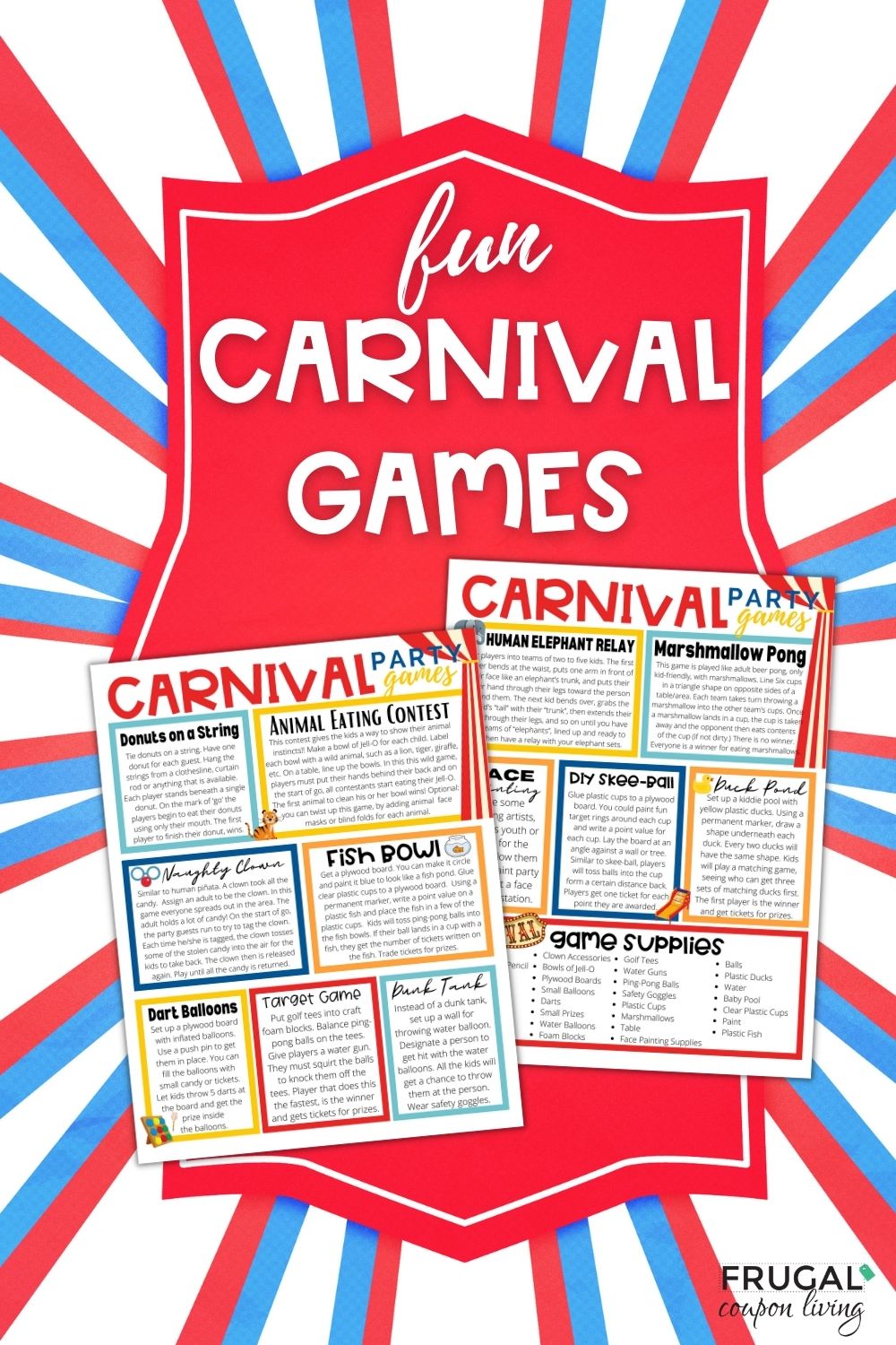 Carnival Party Games