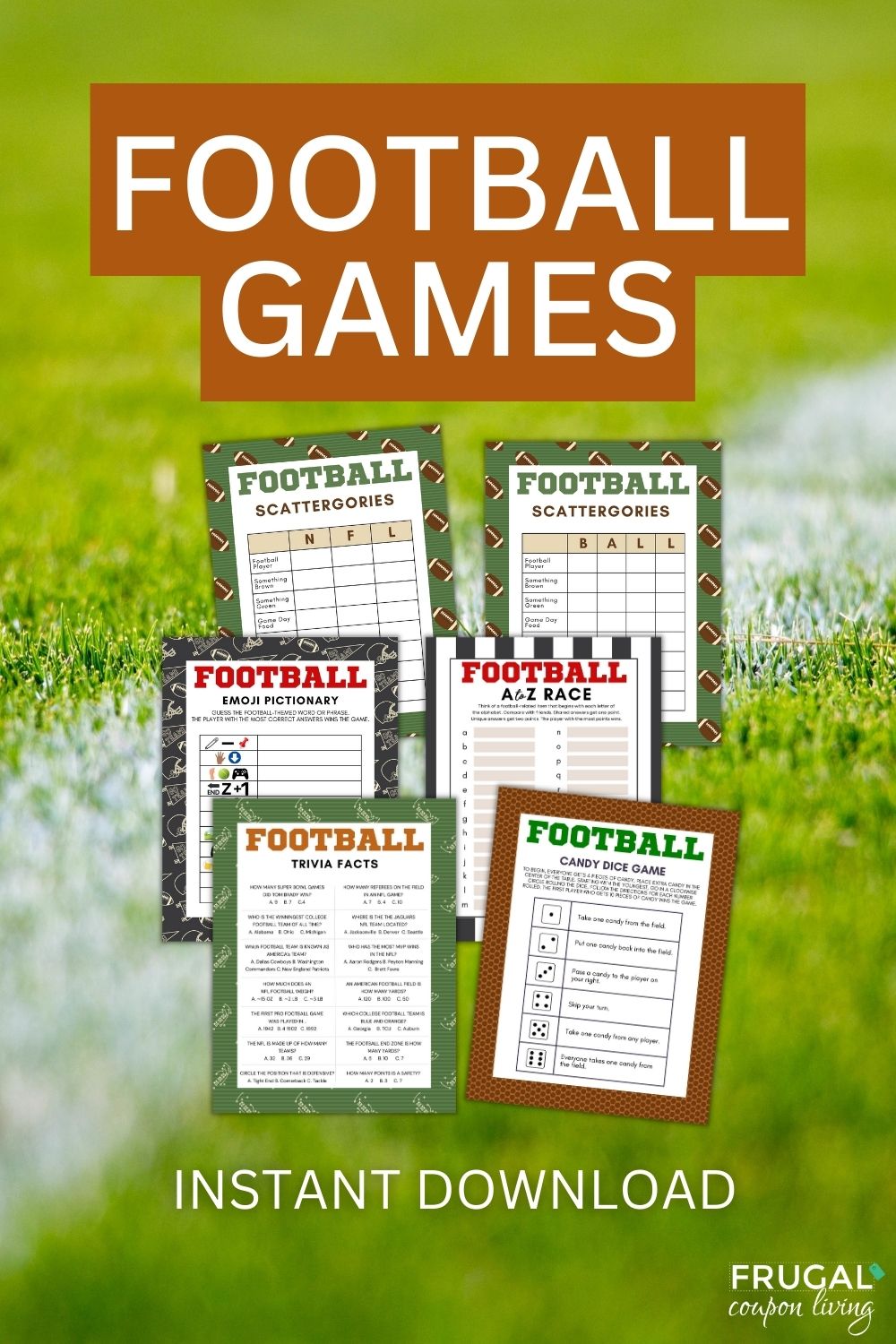 Football Game Printables
