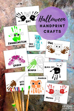 Load image into Gallery viewer, Halloween Handprint Art Set
