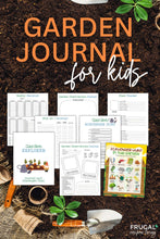 Load image into Gallery viewer, Garden Journal for Kids