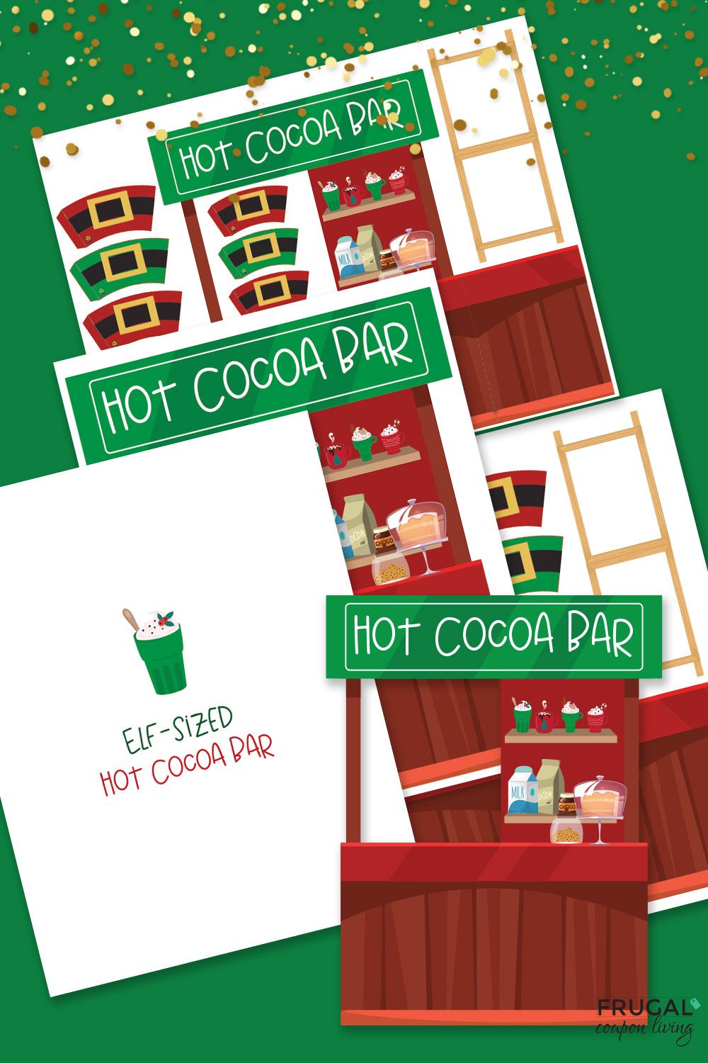 Elf Miniature Hot Chocolate Kit Miniature Hot Cocoa Elf Prop Elf