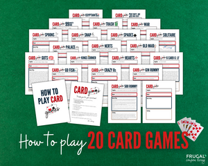 20 of the Best Playing Card Games with a Standard Deck - Print Today! –  Frugal Coupon Living