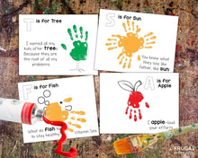 Load image into Gallery viewer, A to Z Alphabet Handprint Art Set