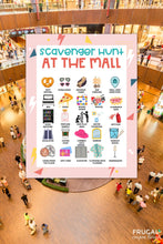 Load image into Gallery viewer, Mall Scavenger Hunt Checklist Printable Set