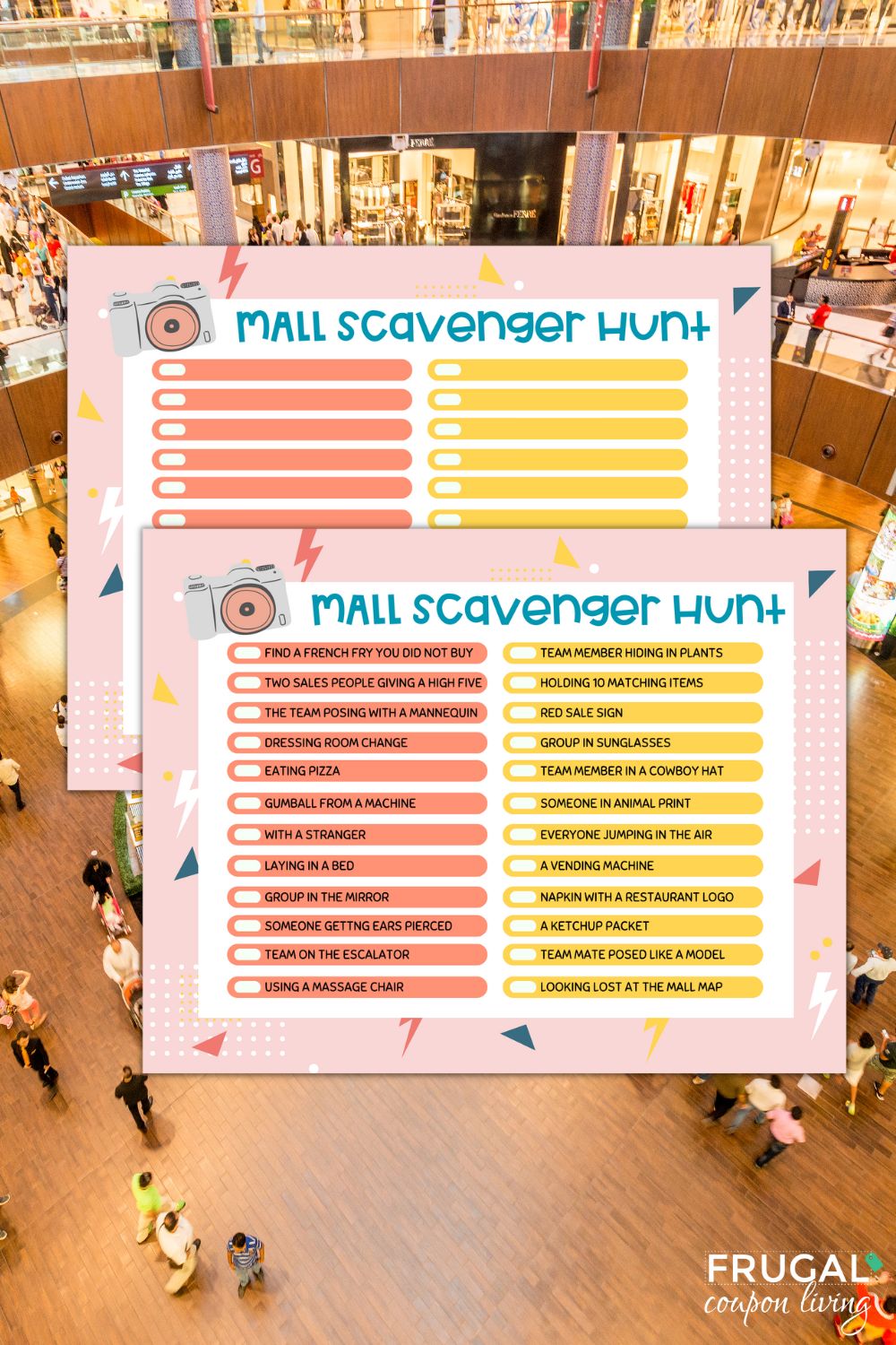 mall-scavenger-hunt-checklist-youth-group-birthday-team-building-frugal-coupon-living for Free Printable Mall Scavenger Hunt Mall Scavenger Hunt Checklist - Youth Group, Birthday, Team-Building – Frugal Coupon Living for Free Printable Mall Scavenger Hunt