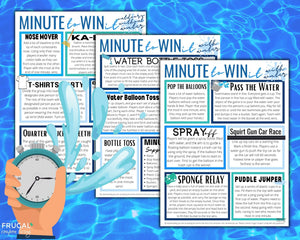 Outdoor Minute to Win it Games with Water