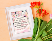 Load image into Gallery viewer, Floral Wall Art Print for Mom - 3 Sizes