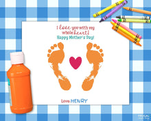 Load image into Gallery viewer, Mother&#39;s Day Handprint Art Set