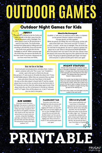 Outdoor Night Games