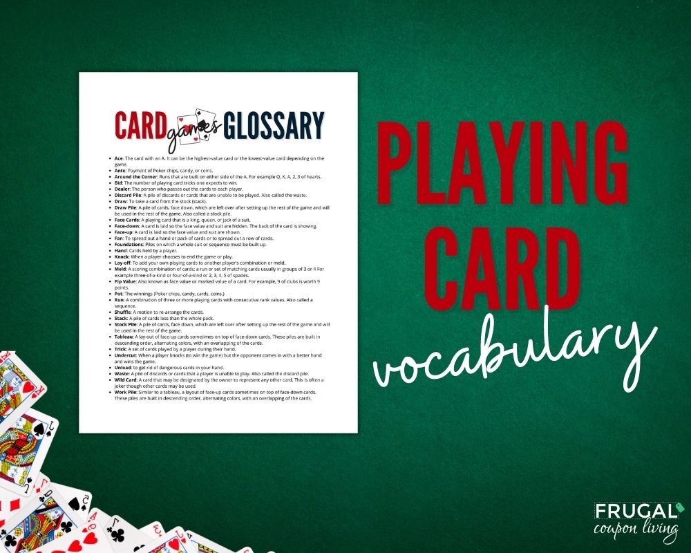 20 of the Best Playing Card Games with a Standard Deck Print Today