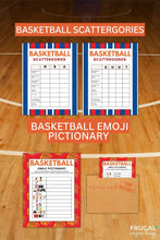 Load image into Gallery viewer, Basketball Game Printables