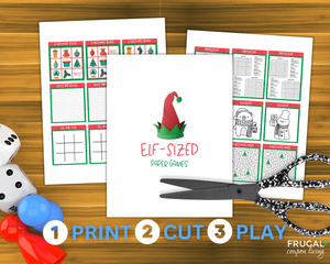 Mini Game Boards for Elf Prop Printable – Frugal Coupon Living