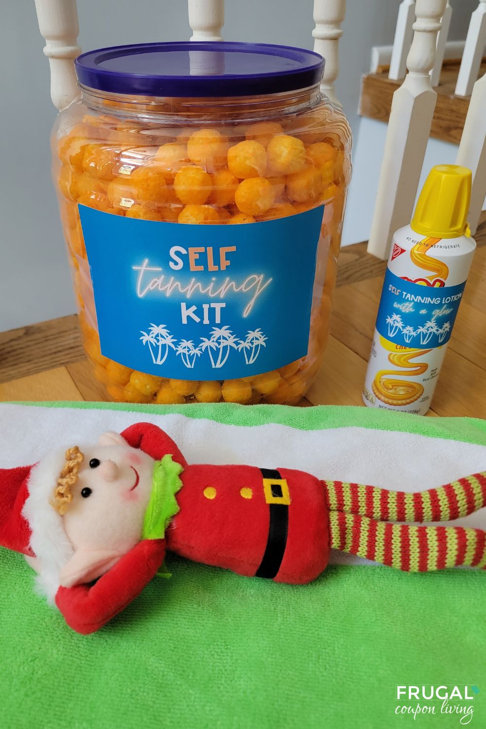 Funny Elf Self Tanning Kit Printable Label