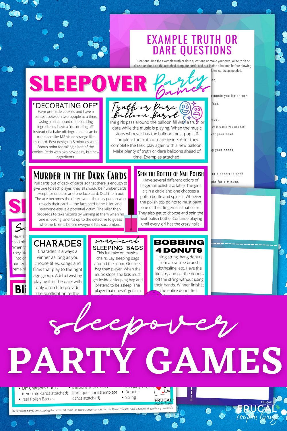 Sleepover Party Games